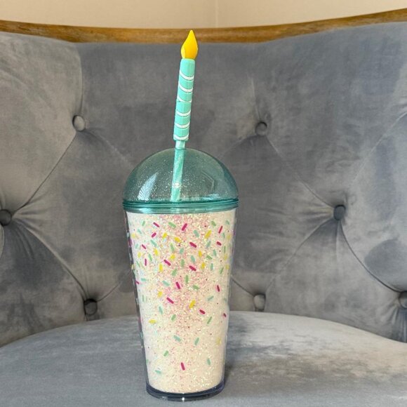 Starbucks 2025 Frappuccino 30th Anniversary Cold Cup with B-day Candle Topper - Picture 2 of 6